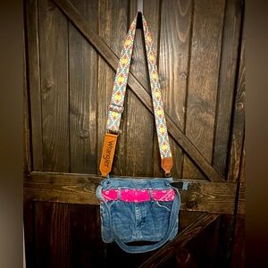 Handmade Wranger Jean Purse with new strap